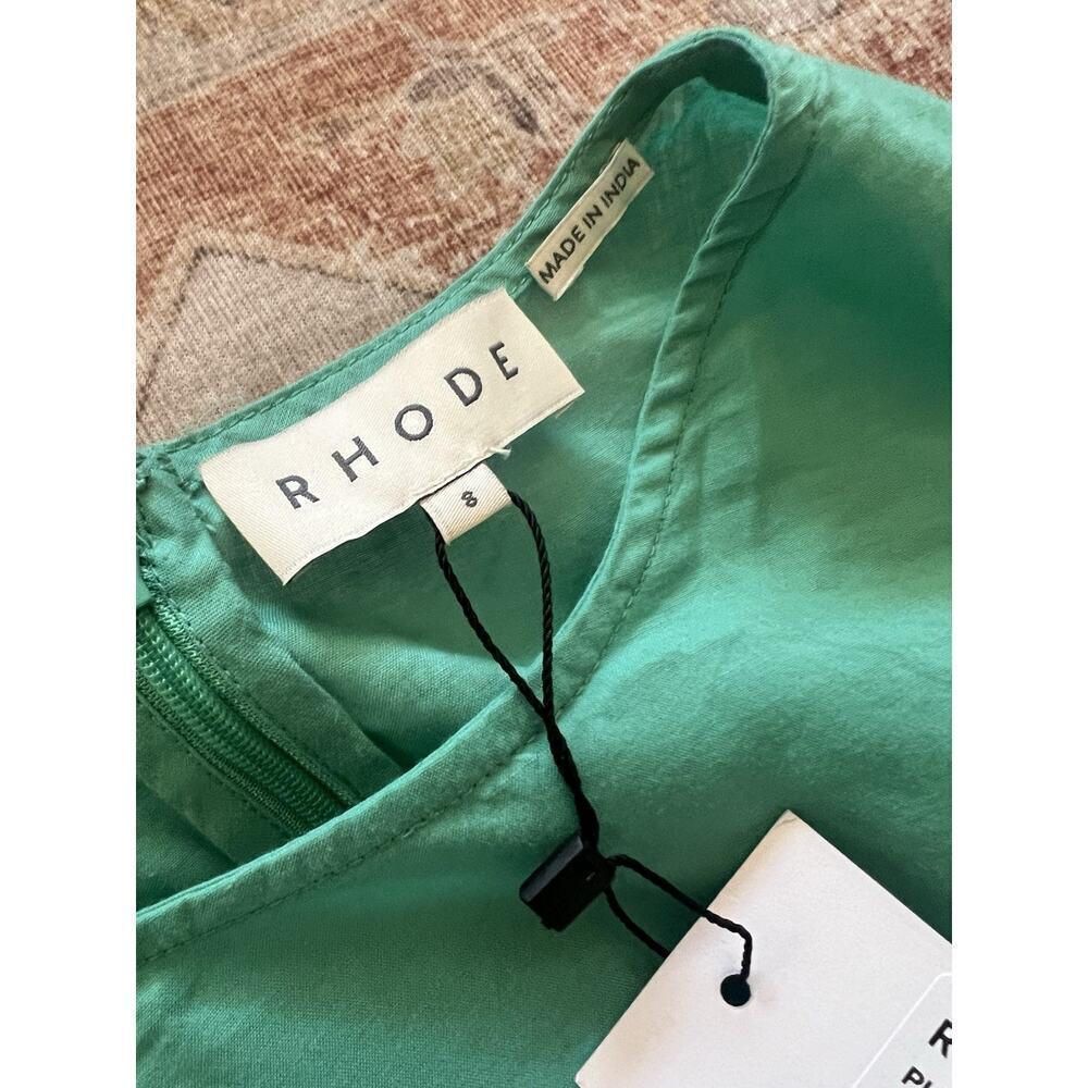 Rhode Pia Dress Mini in Jade Womens Size 8 NWT - Picture 4 of 7